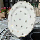 Lot of 5 Limoges ULIM flat plates 1950