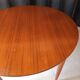Vintage round extendable table