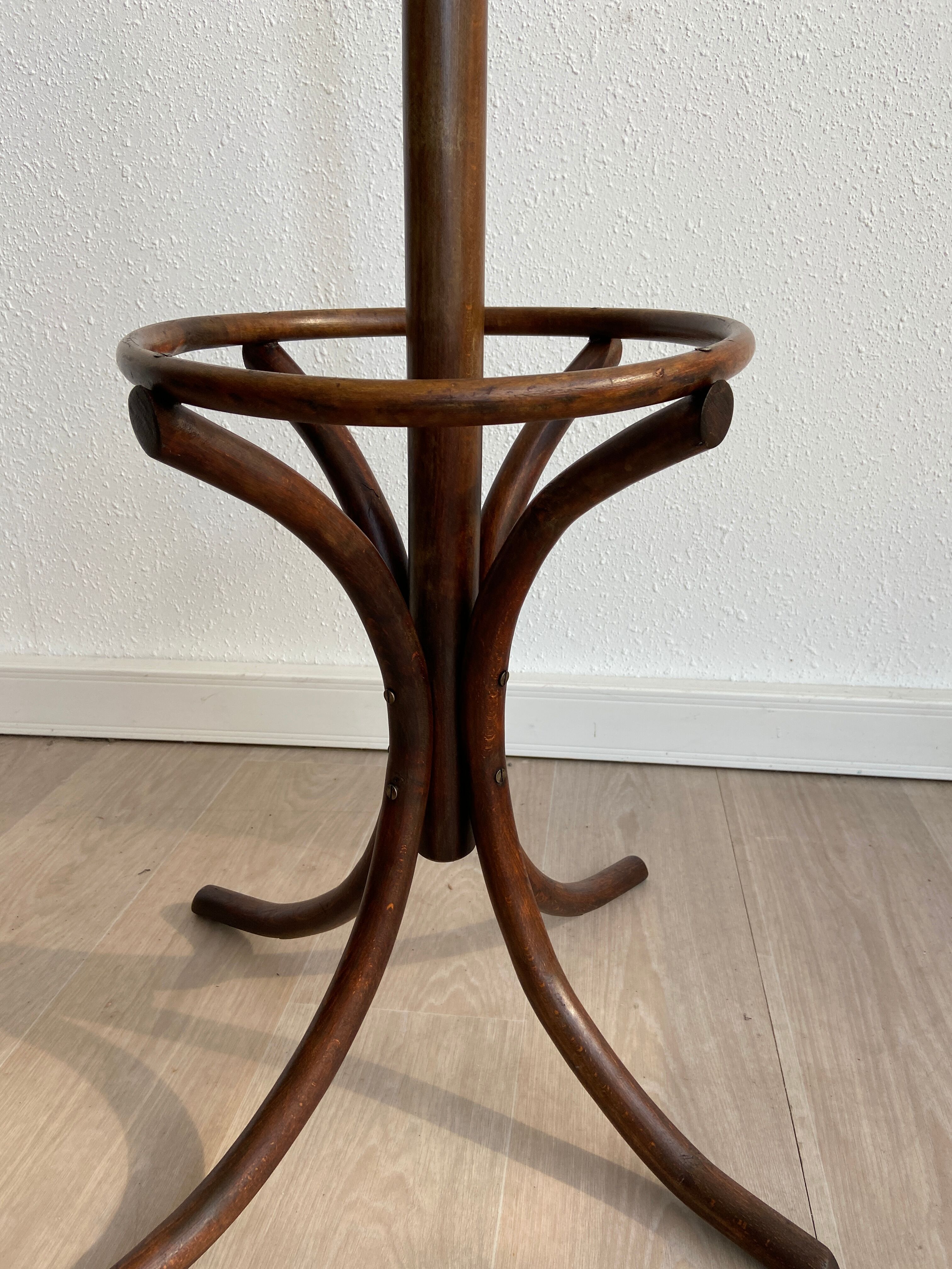 Porte-manteaux sur pied vintage perroquet 1980