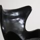 "Egg" armchair with ottoman, designed by Arne Jacobsen for Fritz Hansen, Denmark, 1963