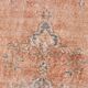 5'0 x 8'7 Ft Terracotta & Faded Blue Floral Vintage Persian Rug, 153x261 Cm