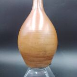 Antique glazed stoneware bottle signed EUG. VINCENT & Cie in Lyon