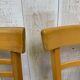Lot 3 mismatched bistro chairs