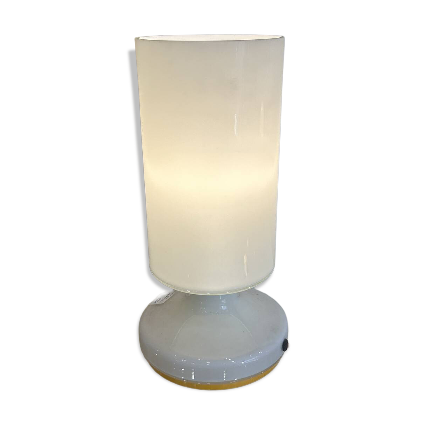 Lampe de Chevet Opaline blanche Vintage