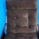 VELVET BROWN CHROME ARMCHAIR 1970 IKEA VINTAGE