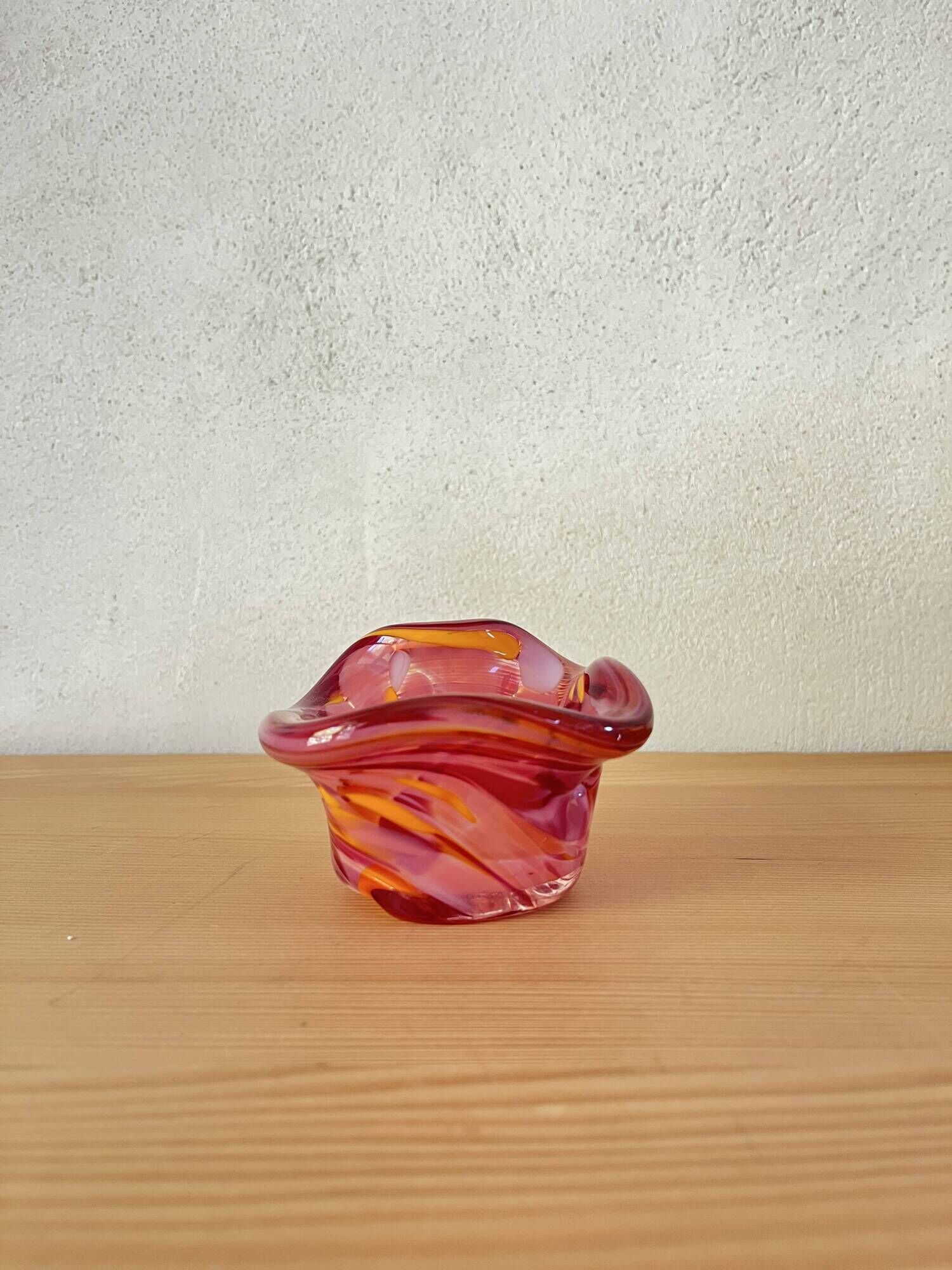 Ashtray or glass blown pocket tray dlg Murano