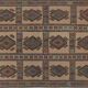 Vintage Turkish rug from Oushak, hand-woven 151x221 cm