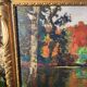 Oil painting on panel - signed Lucien Frennet - framed