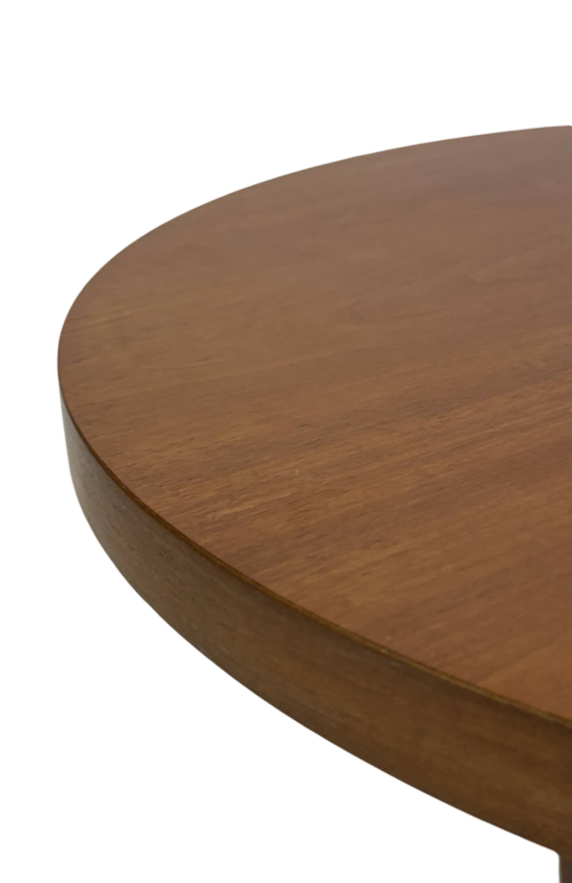 Vintage side table art deco style 80s wood minimalist design