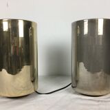 Pair of lamps to be installed Roger Nathan for saint-germain light 1975