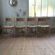 4 chaises Consorzio Sedi Friuli