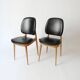Pair of Pierre Guariche design chairs 1960s vintage 70s 1970s