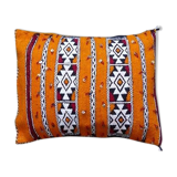 Moroccan kilim cushion orange