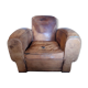 Fauteuil club cuir années 50