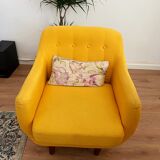 Fauteuil jaune miliboo