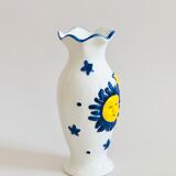 Vintage Sun & Moon Vase ceramic H17cm