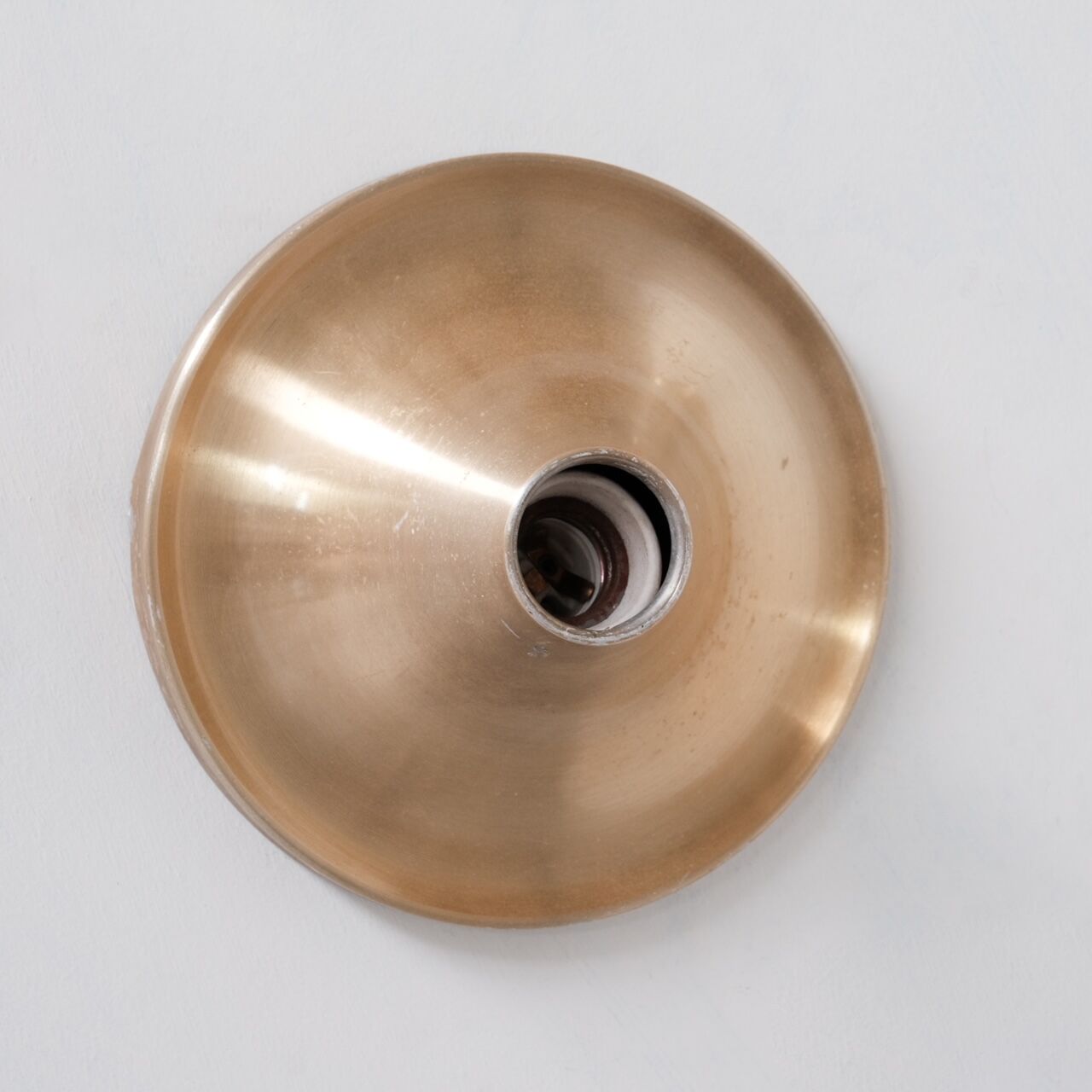Pair of Mid-Century Italian Brass Wall or Ceiling Sconces (2 Pairs available)