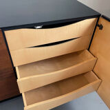 Mid century modern sideboard credenza brazilian rosewood veneer