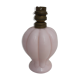 Pied de lampe opaline rose