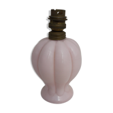 Pink opaline lamp foot