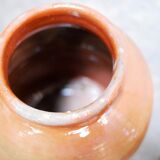 Vintage glazed terracotta pot