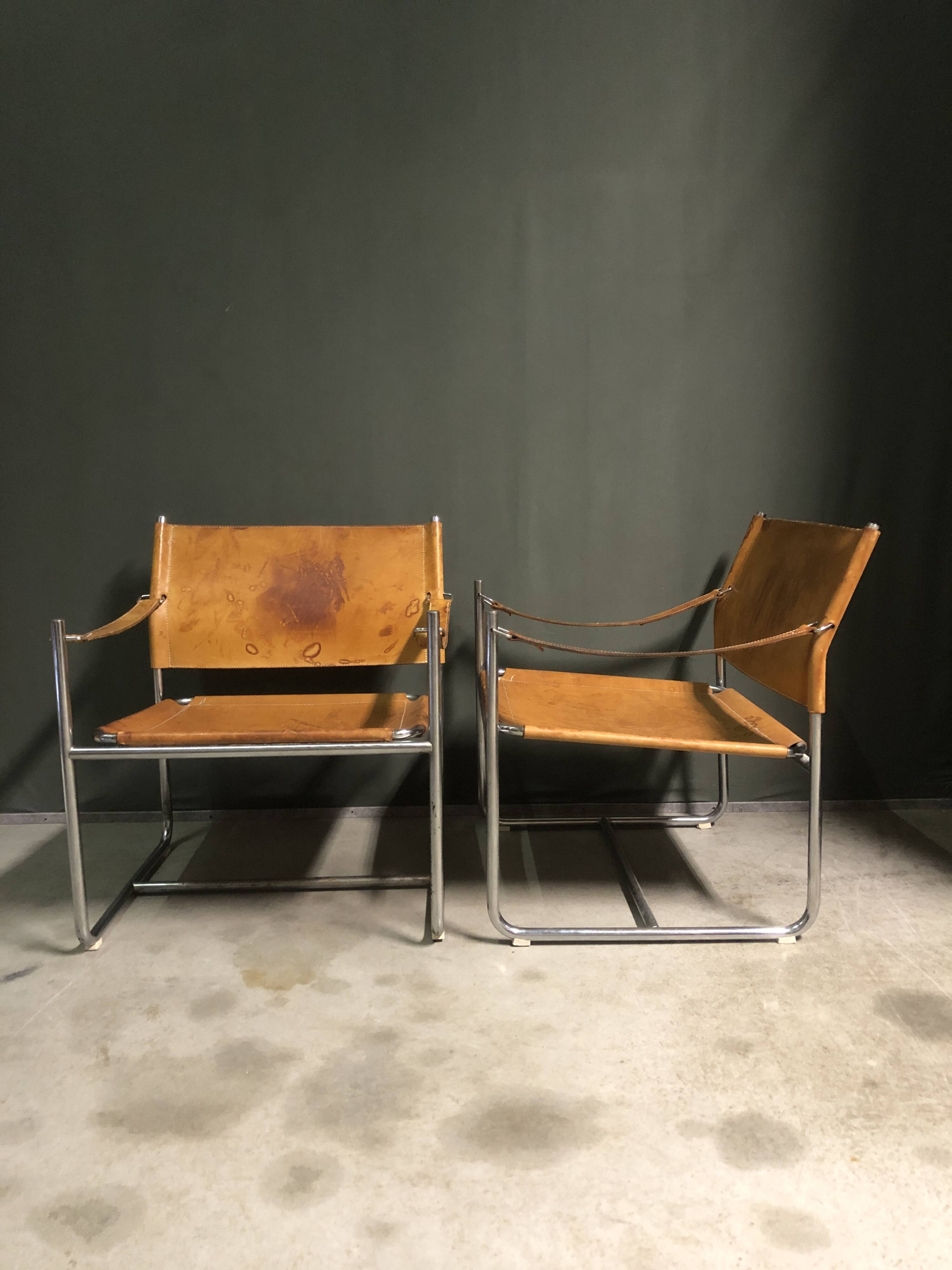 2 X fauteuils lounge Amiral de Karin Mobring, années 1970.