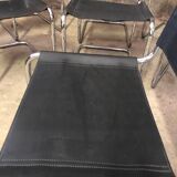 Set of 7 S33 Mart Stam Chairs Circa 1980
