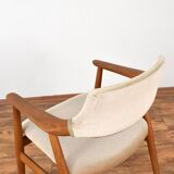 Mid-Century Danish Teak Armchair by Svend Åge Eriksen for Glostrup, 1960s.