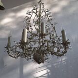 Shabby Chic 9 Light Chandelier Stunning Italian