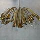 Vintage brass Italian sputnik chandelier
