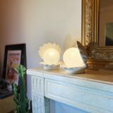 Set 2 shell lamps