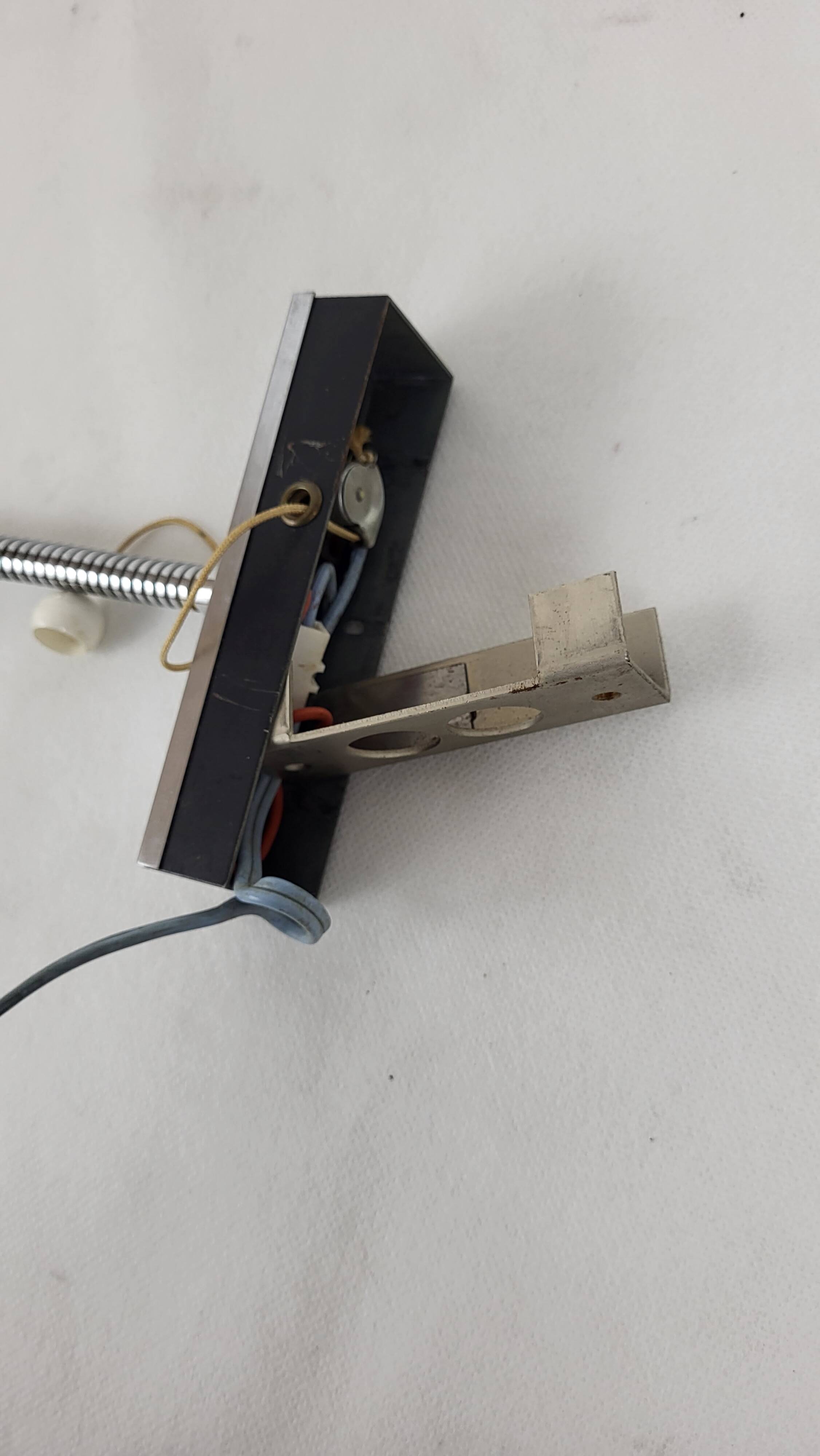 Flexible wall lamp 1960 metal