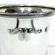 Silver-plated champagne bucket with fluting