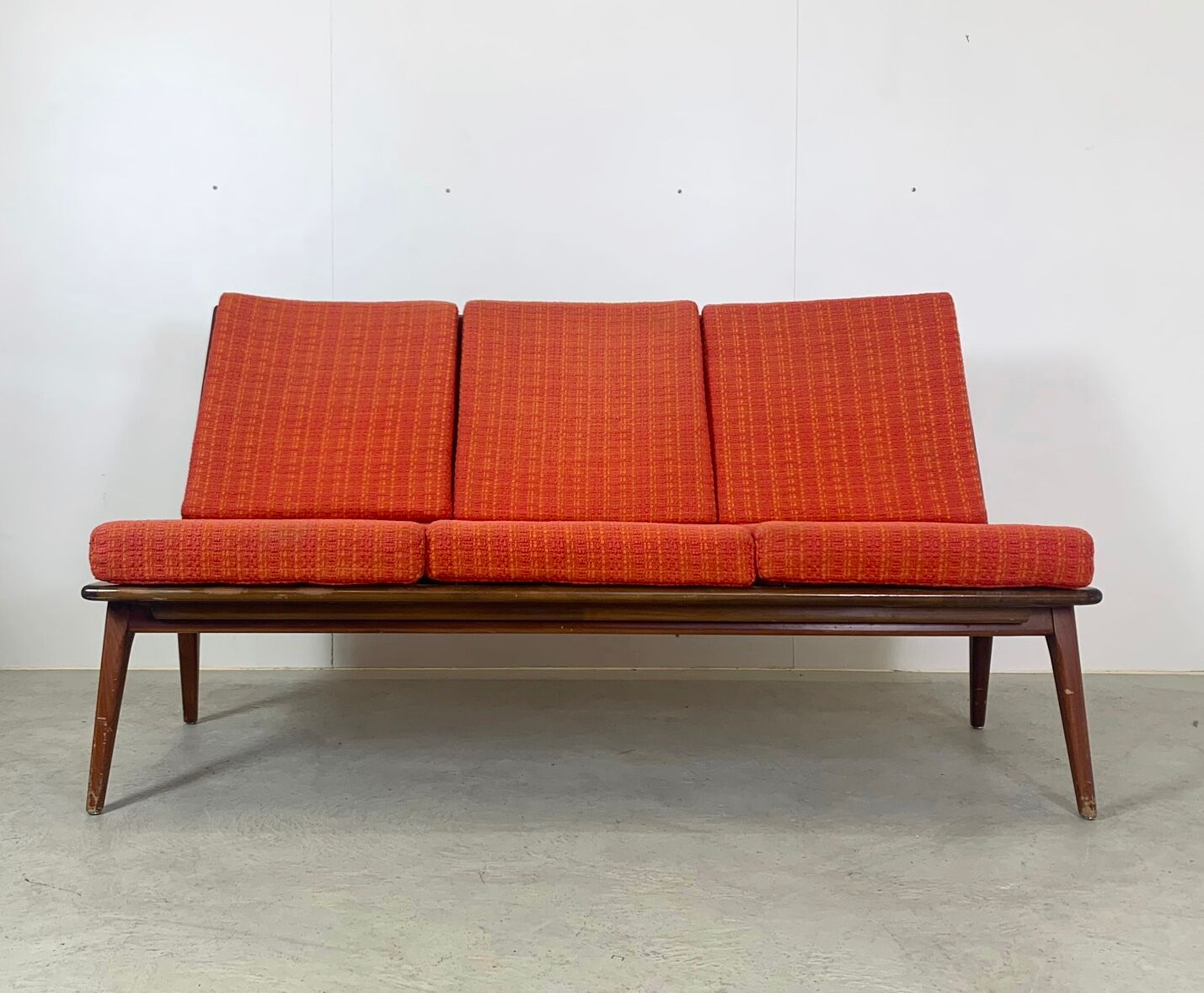 MidCentury Boomerang Sofa by Hans Mitzlaff for Eugen Schmidt