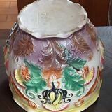 Earthenware cache-pot from the early 20th century.