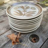 Vintage Longchamp dessert plate set