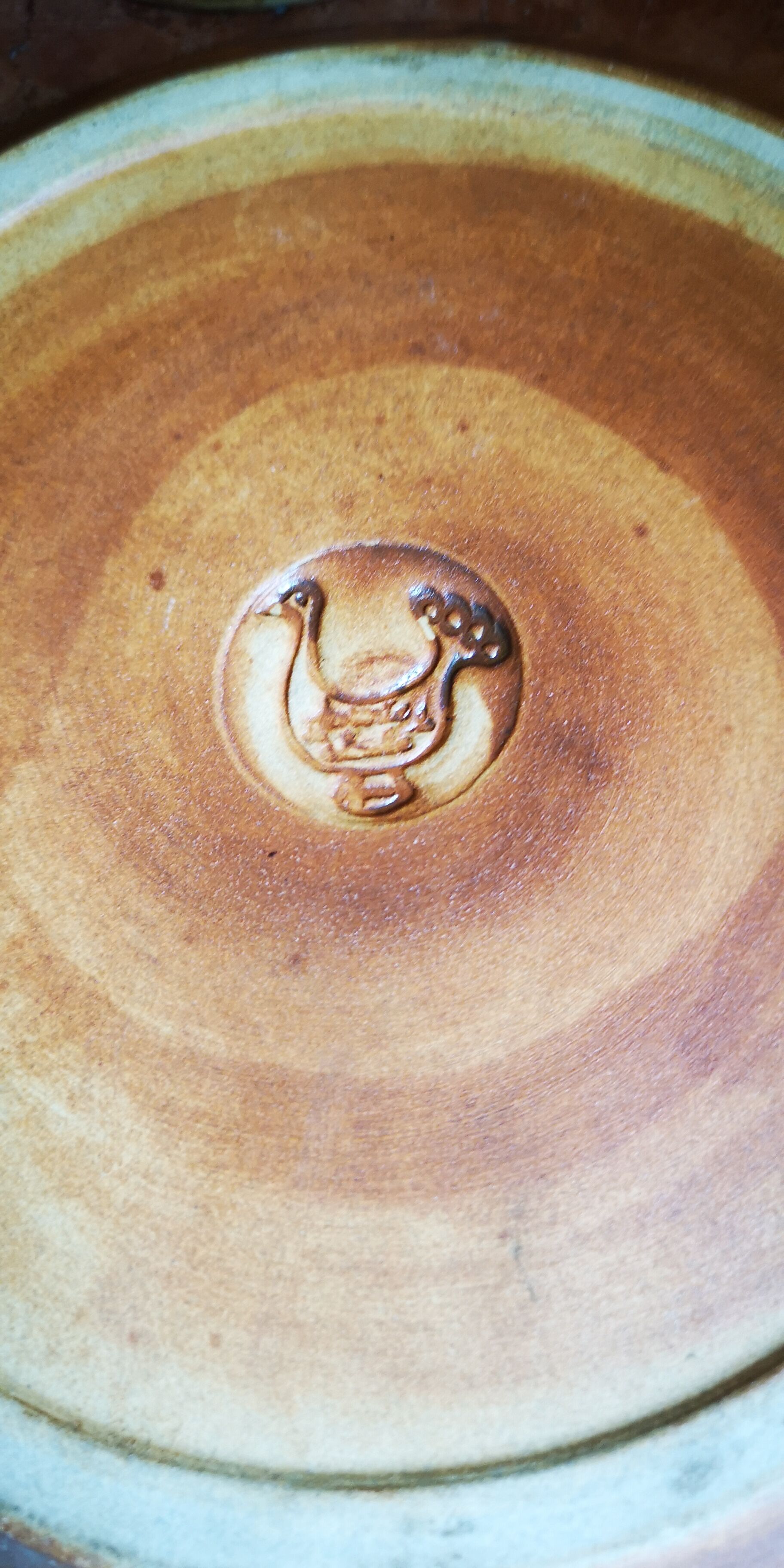 Service à thé signé Poterie de la Colombe années 50-60