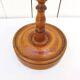 Vintage turned wooden hat rack milliner