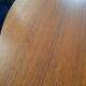 Table ronde extensible scandinave teck vintage