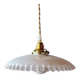 Suspension in pleated opaline