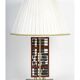 Table lamp, abacus in lacquered wood and metal, 1960