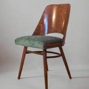 Chaise TON514 Oswald Haerdtl, Vintage tchèque 1960s