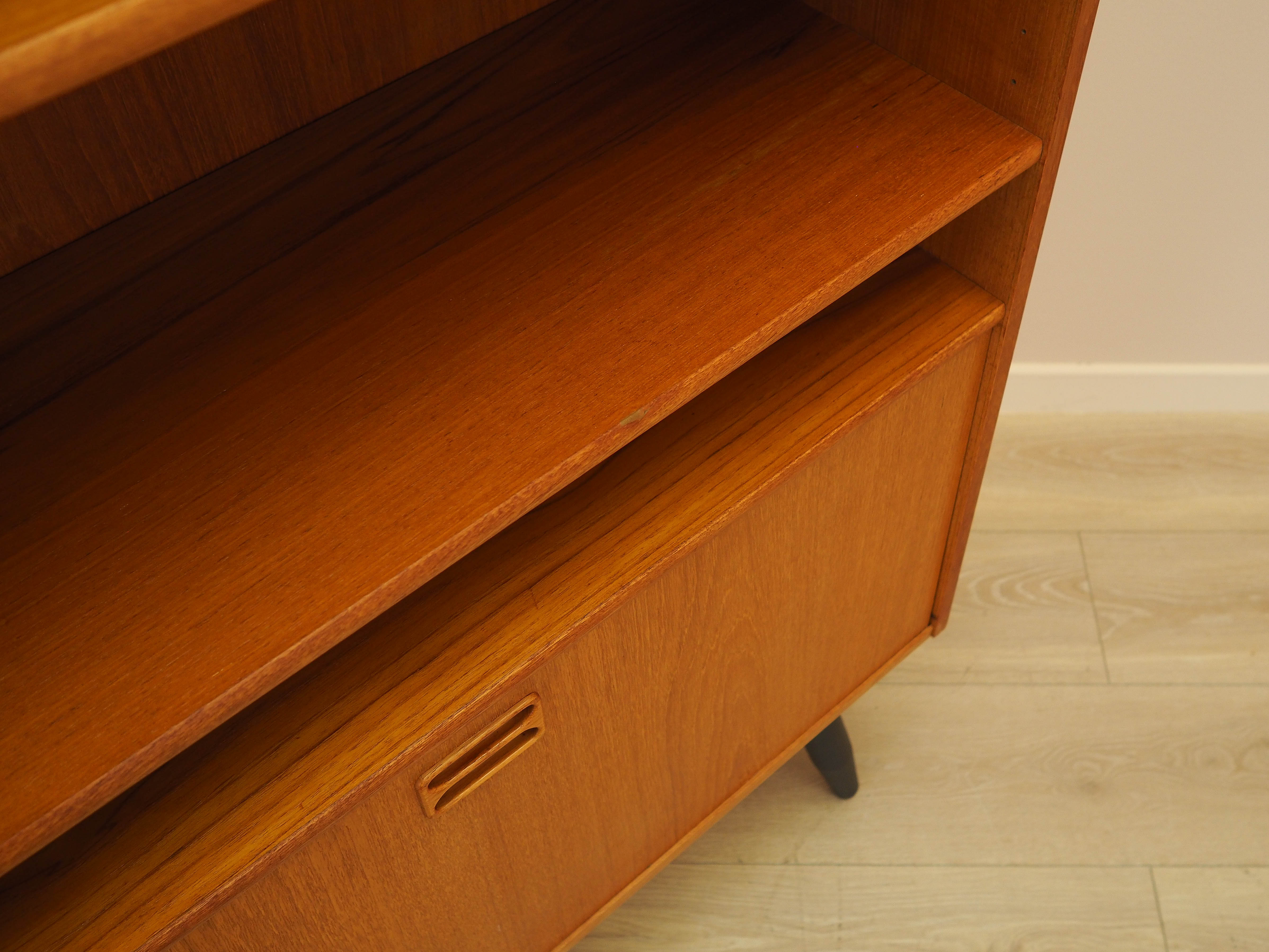 Teak bookcase, Danish design, 1970s, made in Denmark