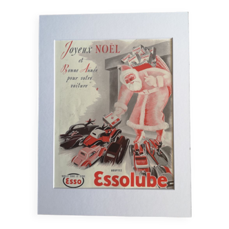 Esso essolube advertising poster in colour - original print from 1938