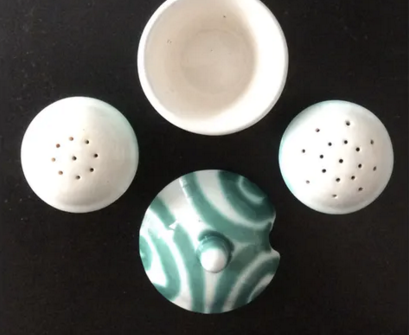 Salt, pepper, and mustard set