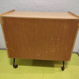 Ancien meuble commode secrétaire bar bois vintage