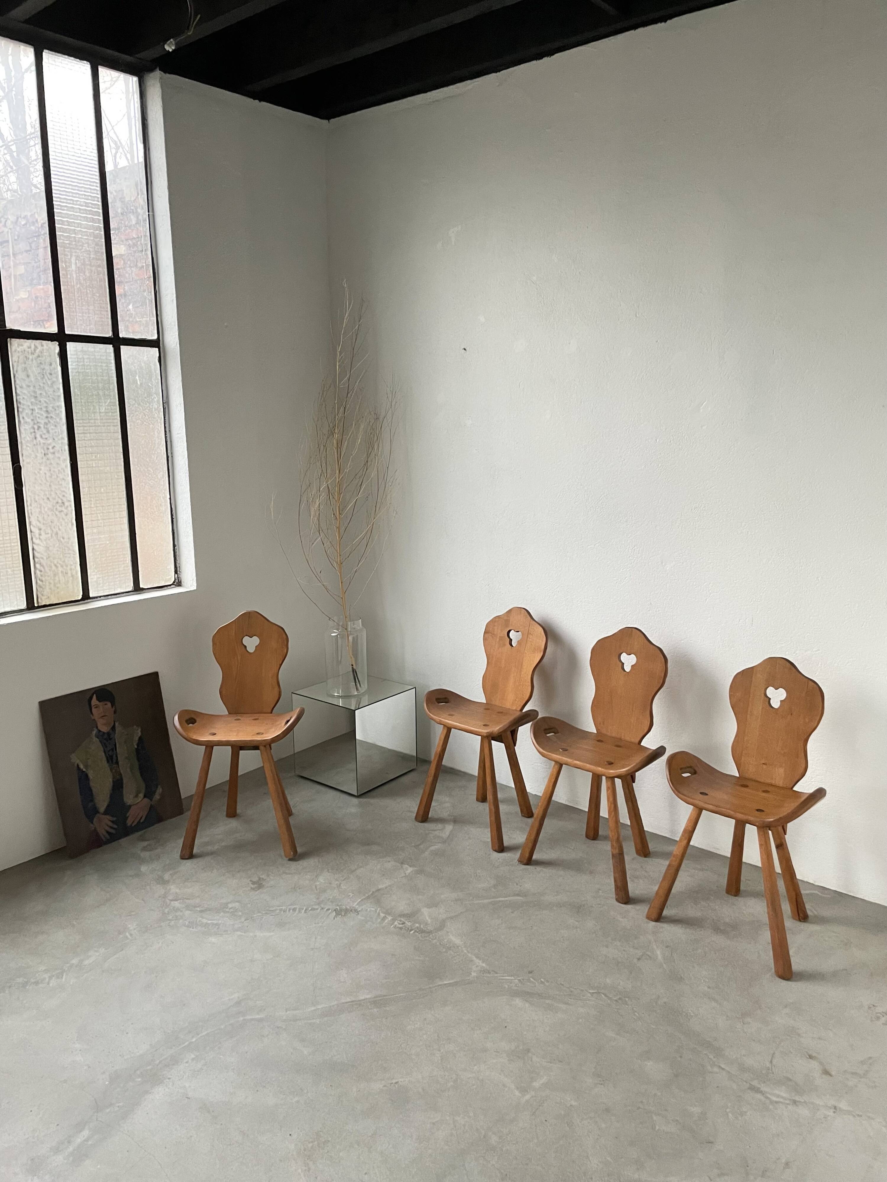 Oak mountain chalet chairs