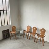 Oak mountain chalet chairs