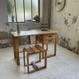Architect's desk and stool from the 70s