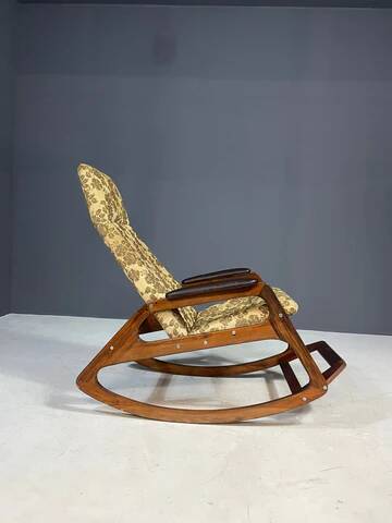 Rocking chair, Dřevotvar, 1970s, Czechoslovakia